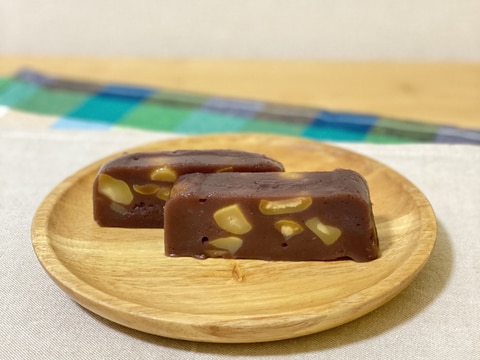 蒸し器&型不要!簡単栗蒸し羊羹